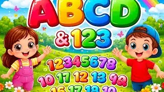 FUN ABC FonicSong&1-20Numbers Veggie Counting song #rhythmgame#rhymes#funactivities#kids 