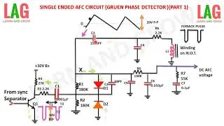 Single Ended Afc Circuit (Gruen Phase Detector) Part 1(हिन्दी )