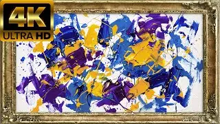 Frame TV Art | The Electric Meadow | 4K Vibrant Abstract Art Mode