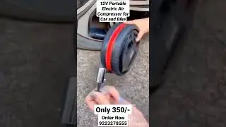_12V Portable Electric Air Compressor for Car and Bike