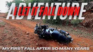 Adventure Ride Fall and Raise | 2021 RE Himalayan First Fall | Starting Problem Again !
