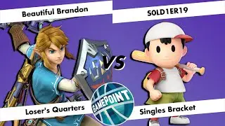 GAMEPOINT 1 - Loser's Quarters - Beautiful Brandon (Link) vs S0LD1ER19 (Ness)