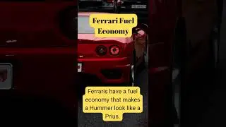Ferrari Facts | Fuel Economy #ferrari #shorts