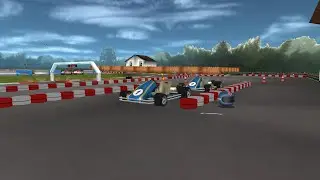 Dankernkart by motorhand. Length 390m. 4 Laps. 16 cars. Car BigVolt.