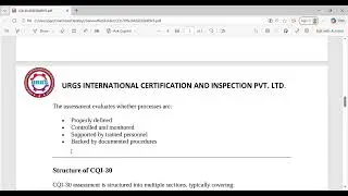 CQI-30 Assessment Explained | Rubber Processing Systems | URGS International