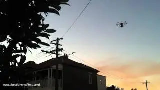 Drone films Car Crash