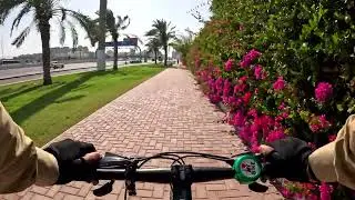 4k Cycle Riding Doha A Flower Road Doha Qatar Anjum Swati Daily Vlogs