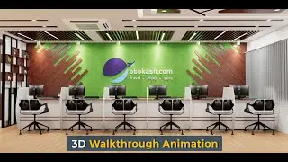 Interior Animation-Travel Agency Office Interior Walkthrough Animation