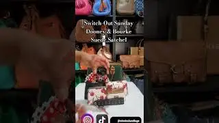 Switch-Out | Sunday | Dooney & Bourke | Suede Satchel #dooney #switchout #suedebags #holidaybag #bag