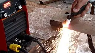 Плазморез Edon CUT 40. Резка метала. Plasma cutting device for metal 2