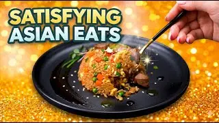 Most Satisfying Asian Food | #ASMR #pho #friedrice #asmr
