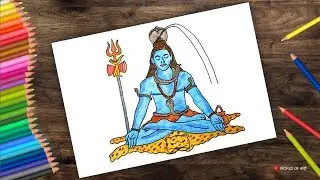 Lord Shiva Drawing Step by Step for beginners