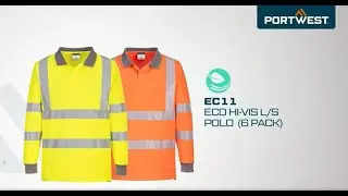 Portwest EC11 - Eco Hi-Vis L/S Polo (6 pack) - EN