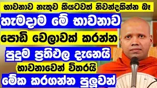 මෙන්න මේ භාවනාව හැමදාම කරලා ප්‍රතිඵල කමෙන්ට් කරන්න භාවනාවෙන් විතරයි මේක කරගන්න පුලුවන් | Budu Bana
