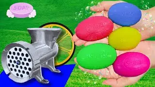 I Put Colorful Soap in a Meat Grinder&hellip; WOW!