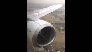 737 Test Flight Landing