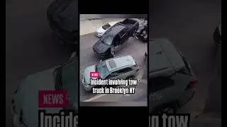 Every Angle: Guy Steals NYC Tow Truck Goes On Destructive Rampage Till Flipping Brooklyn Road Rage