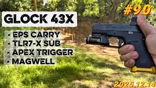 Идеальная конфигурация для модернизации Glock 43X | EPS Carry + Apex Trigger + TLR-7X Sub