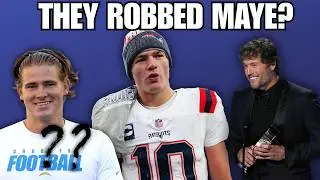 Drake Maye Was ROBBED of NFL MVP In CONTROVERSIAL Race Because Some Idiot Voted For Justin Herbert?