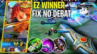 BEATRIX 20 KILLS EZ WINNER | BUILD BEATRIX TERSAKIT 2023 | BEST BUILD 2023 | TOP GLOBAL BEATRIX |