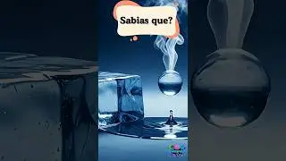 El instante imposible donde el agua desaf&iacute;a las reglas de la f&iacute;sica  #SabiasQue #Ciencia #Dato