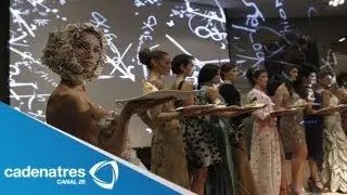 Desfile en Espa&ntilde;a causa pol&eacute;mica al ver a la modelo m&aacute;s delgada del mundo