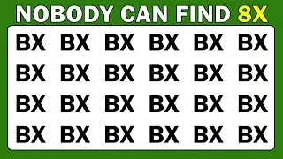 Find the Odd One Out | Test Your Observation Skills | Spot the Different Number and Letter Edition.