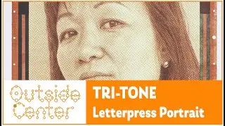 Halftone Letterpress Portrait with a Pimped Out Vandercook proof press