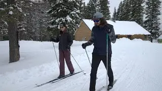 Cross country skiing with Pine Mountain Sports