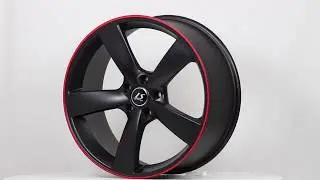 LS21 Schwarz-Matt-Rot