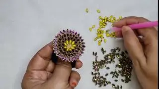 DIY How to make KUNDAN RUBBERBANDS #kundanjewellery #rubberband #diy  #hairaccessories
