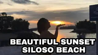 AMAZING SUNSET AT SILOSO BEACH SENTOSA SINGAPORE | Elcie in Singapore #SILOSOBEACH #SENTOSA