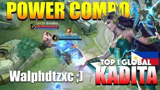 Kadita Johnson Deadly Wombo Combo! - Top 1 Global Kadita Gameplay By Walphdtzxc ;) - MLBB