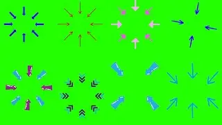 ARROW Green Screen (MULTIPLE Arrow Overlay)