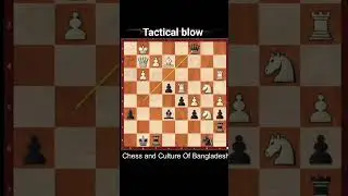 Tactical blow #chess #chessgame #viral #youtubeshorts #trend