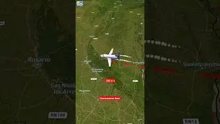 Distance from Uruguay to Santiago flight Travel ✈️ #uruguay #santiago #flight #travel #shortvideo