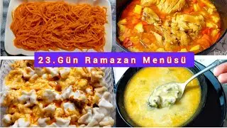 23.G&uuml;n Ramazan  Men&uuml;s&uuml;  / İftar men&uuml;s&uuml;