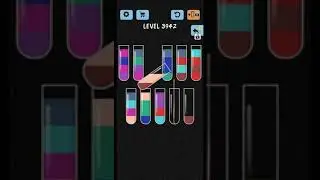 solve and solution water color sort game level 3942