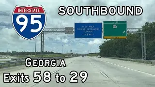 Interstate 95 Georgia (Exits 58 to 29) Southbound