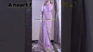 Purple saree 💜 || purple wedding saree || aesthetic purple #saree #shorts #purple