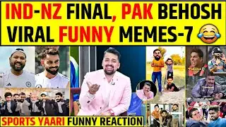 IND-NZ FINAL: PAKISTAN BEHOSH VIRAL FUNNY MEMES 😂 SPORTS YAARI FUNNY REACTIONS #indvsnz #ct2025
