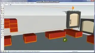 Кирпичи для проектирования печки в программе Google SketchUp