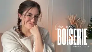 CREO una BOISERIE fai da te in CASA! DIY