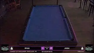 RYAN vs JOSH - FOREST CITY BILLIARDS - TABLE 19 | EvoSports