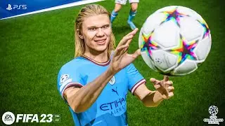 RB Leipzig vs Manchester City | UEFA Champions League UCL 2023 | FIFA 23 Gameplay PS5 [4K]