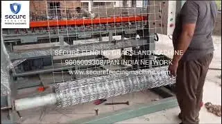 Secure Fencing Grassland Fencing Machine I India Style Knotted Fence Machine #securefencing