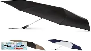 Totes Auto Open Close Windproof Compact Large Golf Umbrella with UV and Water
