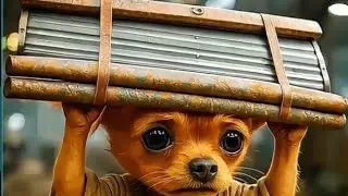 The Poor Puppy Sold Flowers to Earn Money 💔🐶 | Emotional Short Video 