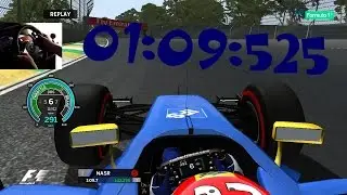 rFactor F1 2016 Interlagos @ OnBoard Felipe Nasr | Sauber F1 Team # 01:09:525 [HD]