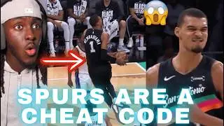 DRUG TEST THE SPURS NOW.. Spurs Vs Kings Highlights Reaction